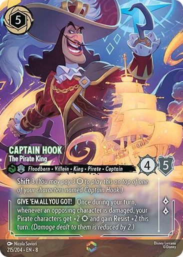 0215 Captain Hook - The Pirate King (Enchanted) Enchanted Reign of Jafar