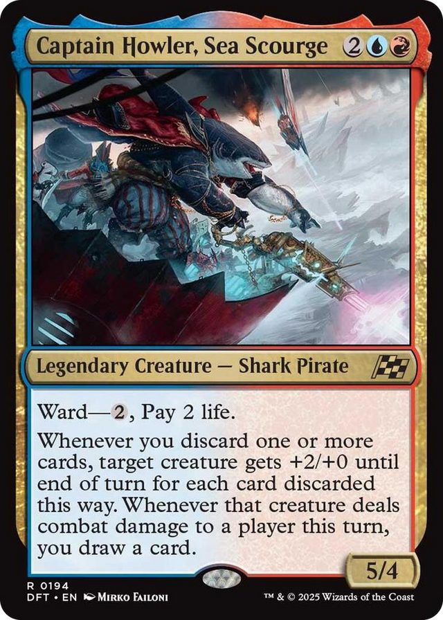 0194 Captain Howler, Sea Scourge R Aetherdrift