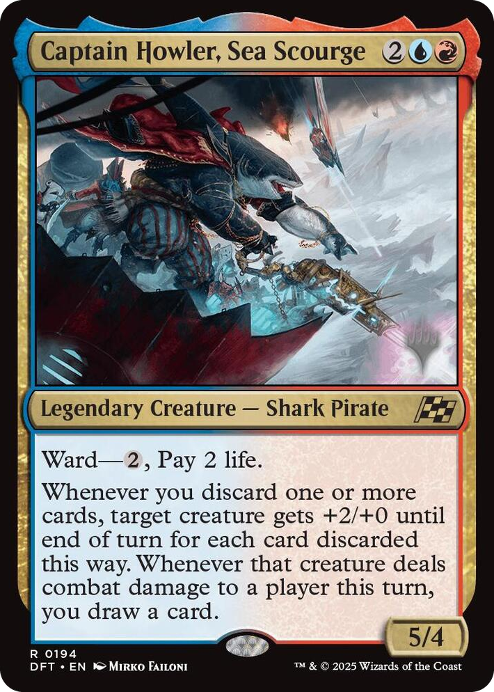 0194 Captain Howler, Sea Scourge R Promo Pack: Aetherdrift