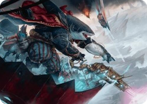 0016 Captain Howler, Sea Scourge Art Card (16/54) S Art Series: Aetherdrift