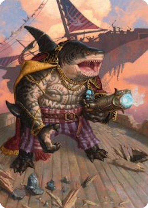0004 Captain Howler, Sea Scourge Art Card (4/54) S Art Series: Aetherdrift