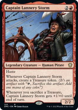 0120 Captain Lannery Storm R Commander: Dominaria United
