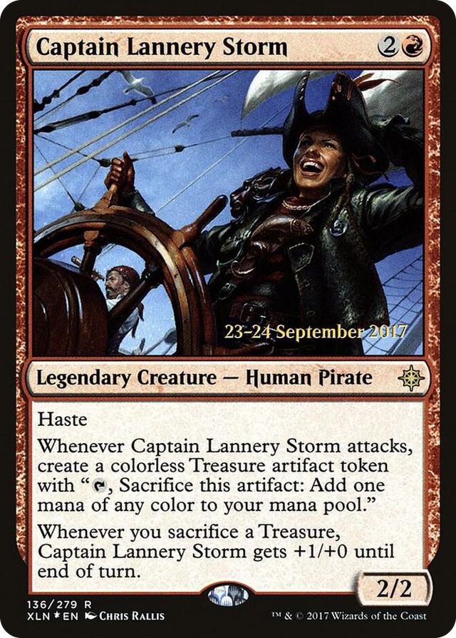 0136 Captain Lannery Storm R Prerelease Cards