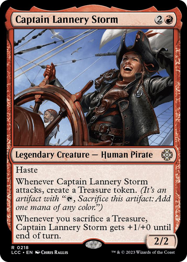 0218 Captain Lannery Storm R Commander: The Lost Caverns of Ixalan