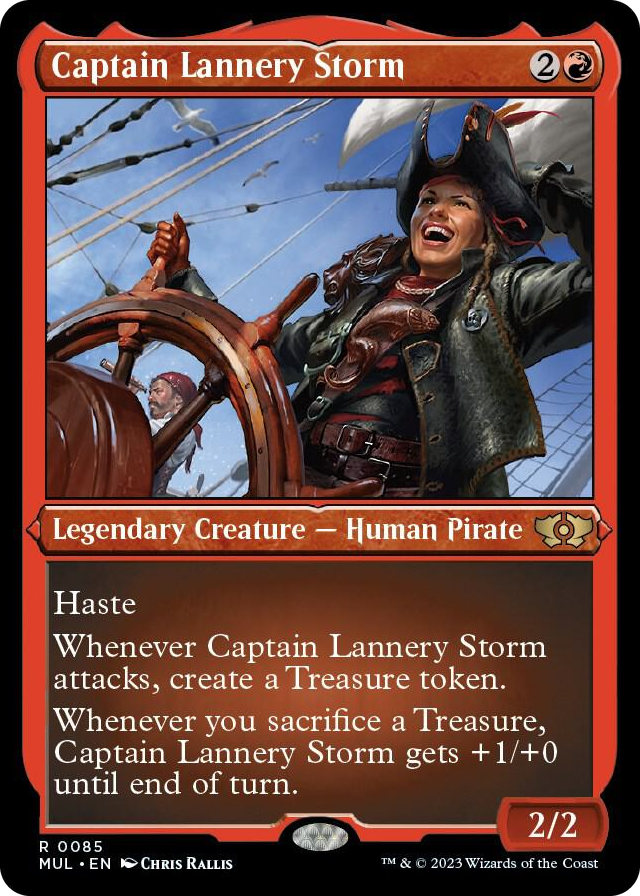 0085 Captain Lannery Storm (Foil Etched) R March of the Machine: Multiverse Legends