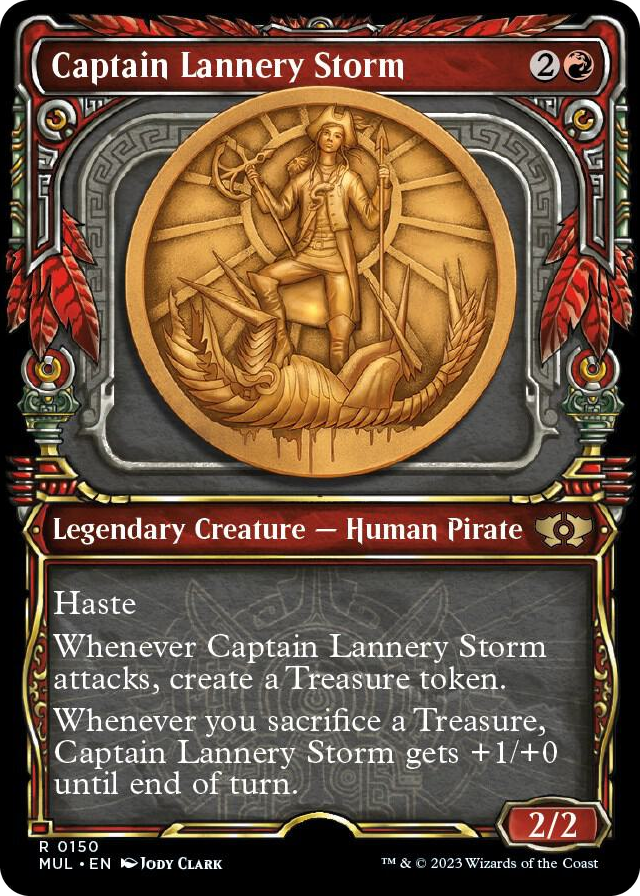 Captain Lannery Storm (Halo Foil) #150 R - March of the Machine: Multiverse Legends Pokemon card