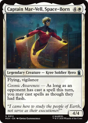 0012 Captain Mar-Vell, Space-Born U Marvel Super Heroes