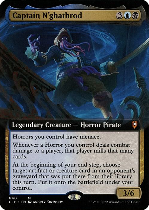 0640 Captain N'ghathrod (Extended Art) M Commander Legends: Battle for Baldur's Gate