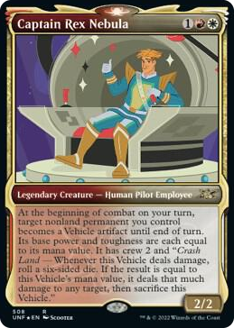 0508 Captain Rex Nebula (Showcase) (Galaxy Foil) R Unfinity