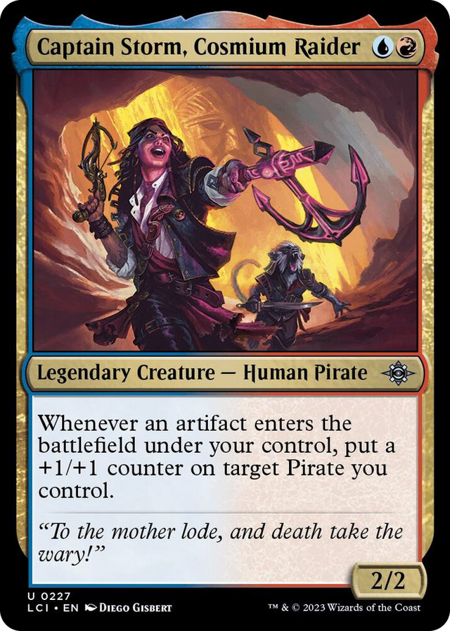 0227 Captain Storm, Cosmium Raider U The Lost Caverns of Ixalan