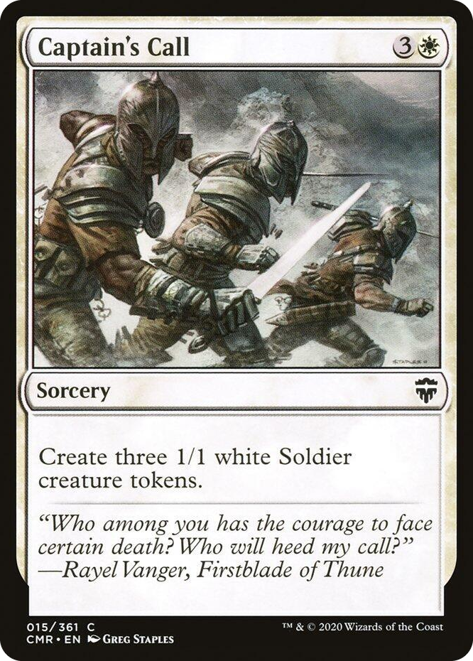 0015 Captain's Call C Commander Legends