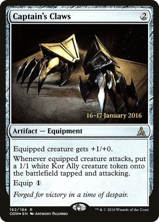 Captain's Claws #162 R - Prerelease Cards Pokemon card