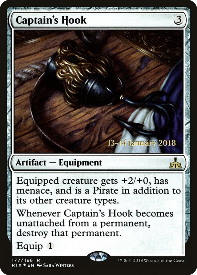 0177 Captain's Hook R Prerelease Cards