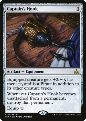 0177 Captain's Hook R Rivals of Ixalan