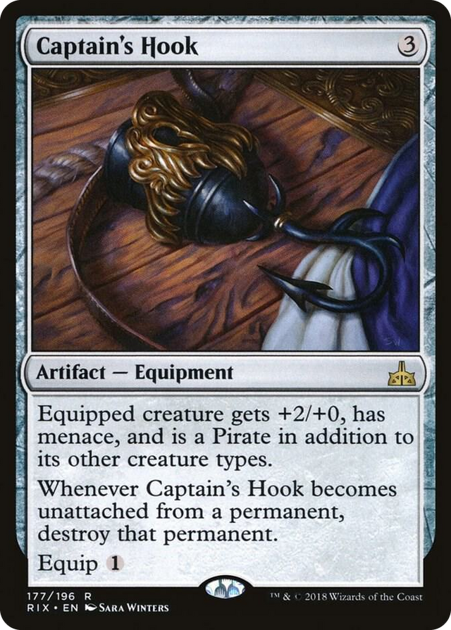 0177 Captain's Hook R Rivals of Ixalan