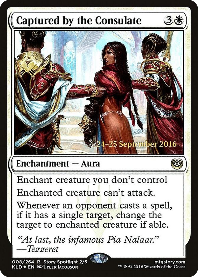 0008 Captured by the Consulate R Prerelease Cards