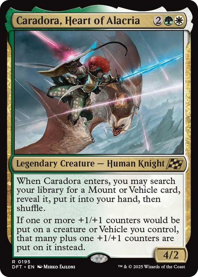 0195 Caradora, Heart of Alacria R Aetherdrift