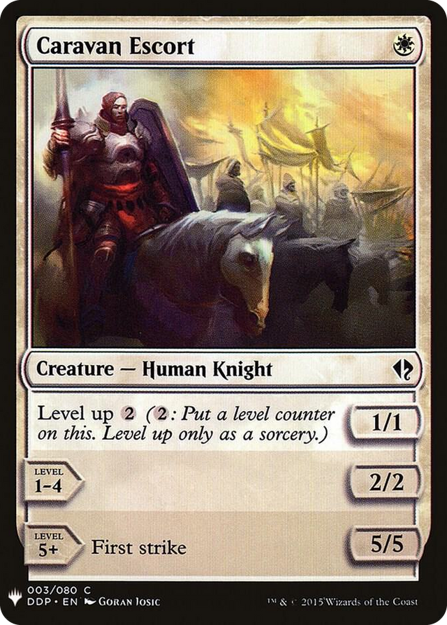 0003 Caravan Escort C The List Reprints