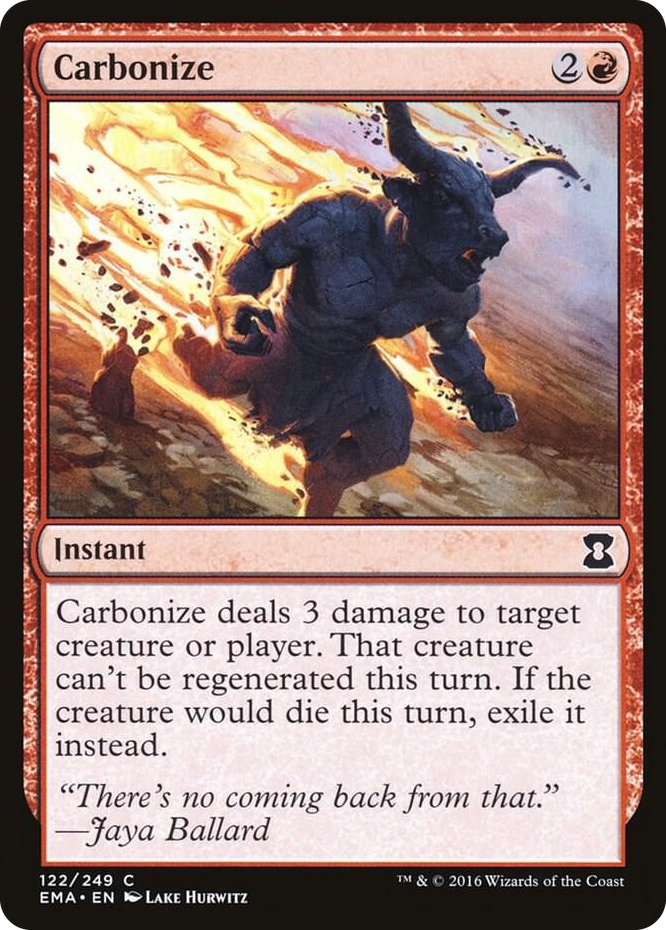 Carbonize #122 C - Eternal Masters Pokemon card