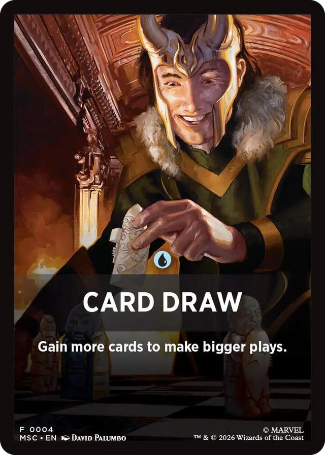 0004 Card Draw Theme Card T Commander: Marvel Super Heroes