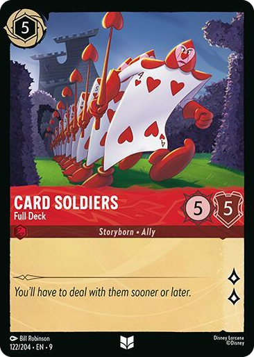 0122 Card Soldiers - Full Deck Uncommon Fabled