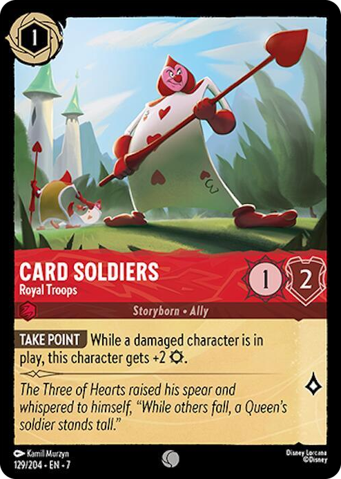 0129 Card Soldiers - Royal Troops Common Archazia's Island