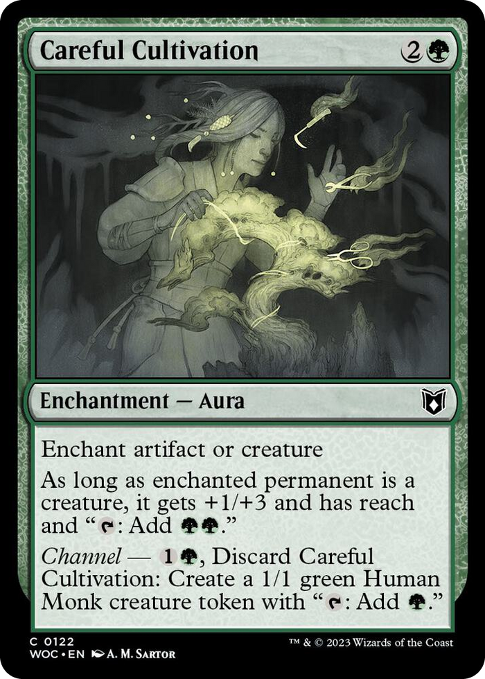 Careful Cultivation #122 C - Commander: Wilds of Eldraine Pokemon card