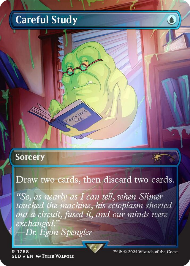 1768 Careful Study (Rainbow Foil) R Secret Lair Drop Series