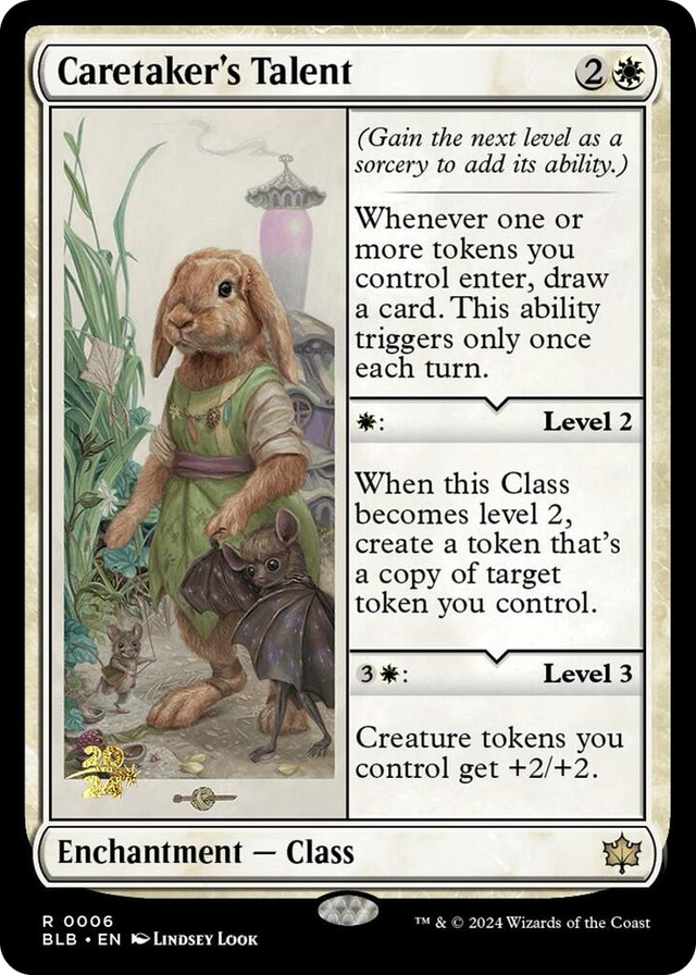 0006 Caretaker's Talent R Prerelease Cards