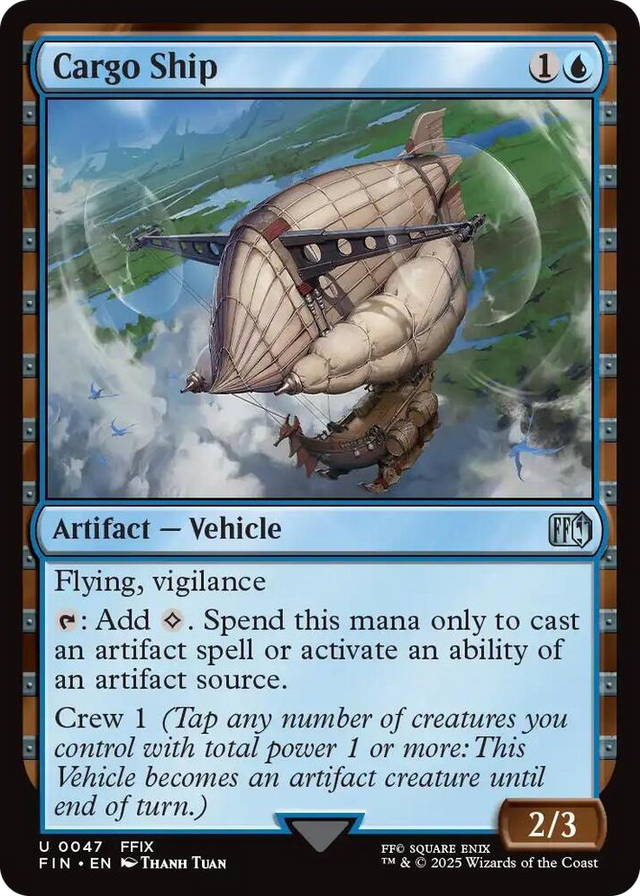0047 Cargo Ship U FINAL FANTASY