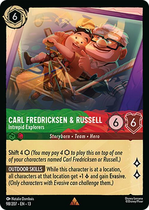 0098 Carl Fredricksen & Russell - Intrepid Explorers Rare Attack of the Vine!
