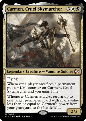 0005 Carmen, Cruel Skymarcher M Commander: The Lost Caverns of Ixalan