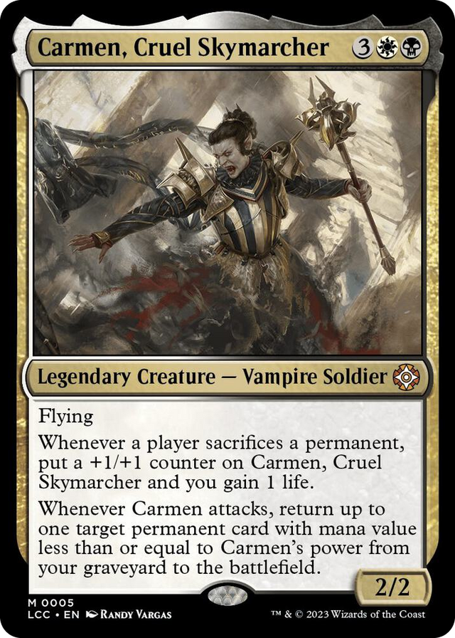 0005 Carmen, Cruel Skymarcher M Commander: The Lost Caverns of Ixalan