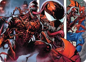 0047 Carnage, Crimson Chaos Art Card S Art Series: Marvel's Spider-Man