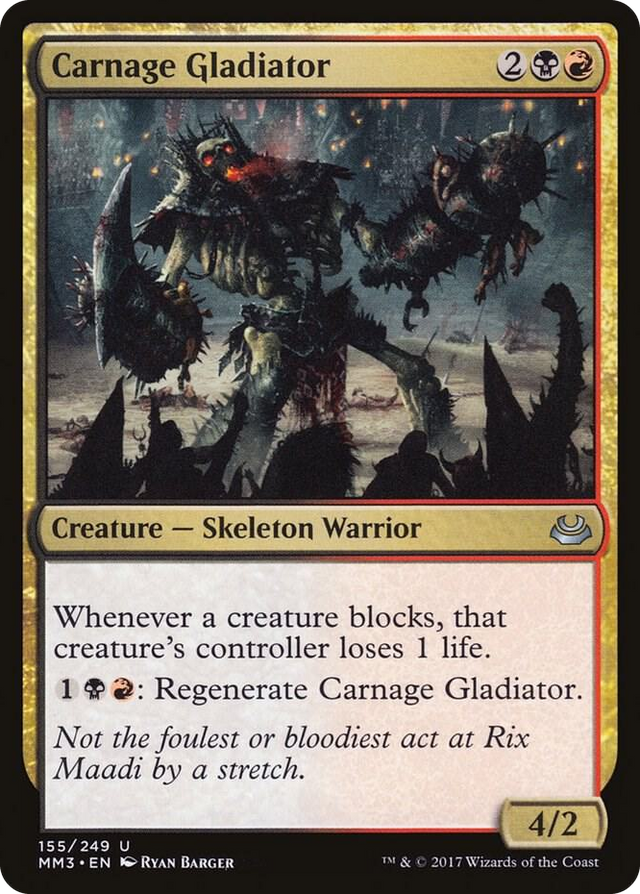 0155 Carnage Gladiator U Modern Masters 2017