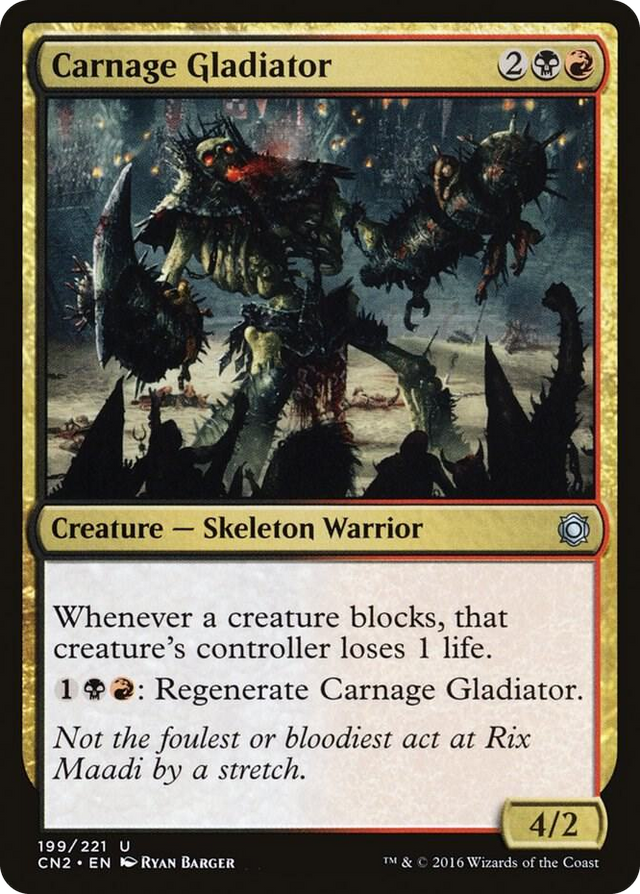 0199 Carnage Gladiator U Conspiracy: Take the Crown