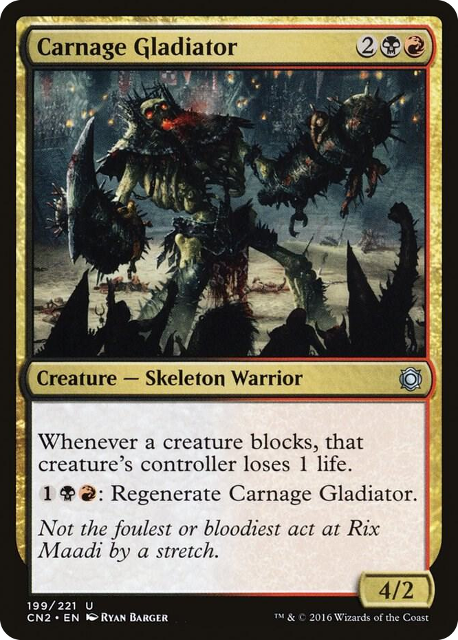 Carnage Gladiator #199 U - Conspiracy: Take the Crown Pokemon card