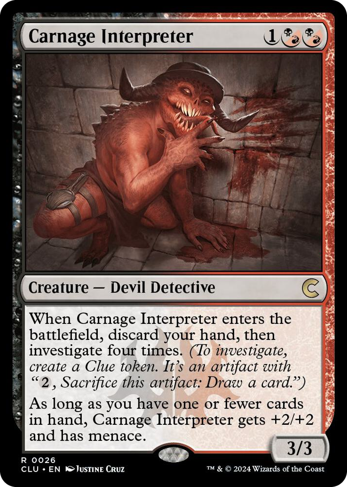 0026 Carnage Interpreter R Ravnica: Clue Edition