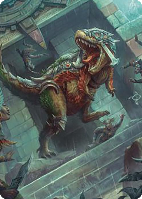 0066 Carnage Tyrant Art Card S Art Series: The Lost Caverns of Ixalan