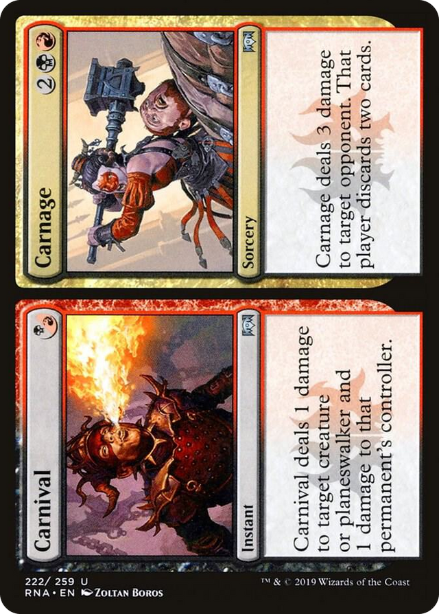 0222 Carnival // Carnage U Ravnica Allegiance