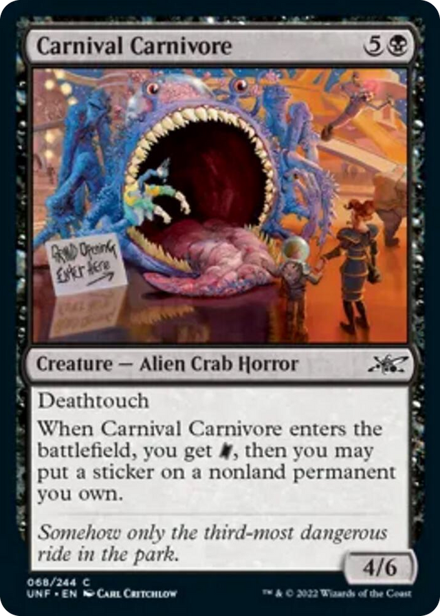 0068 Carnival Carnivore C Unfinity