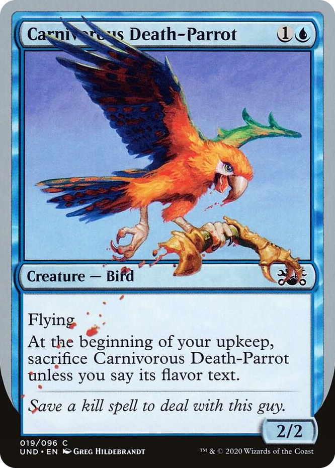 0019 Carnivorous Death-Parrot C Unsanctioned