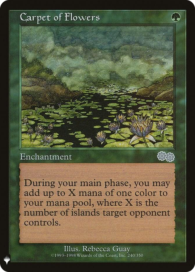 Carpet of Flowers #240 U - The List Reprints Pokemon card