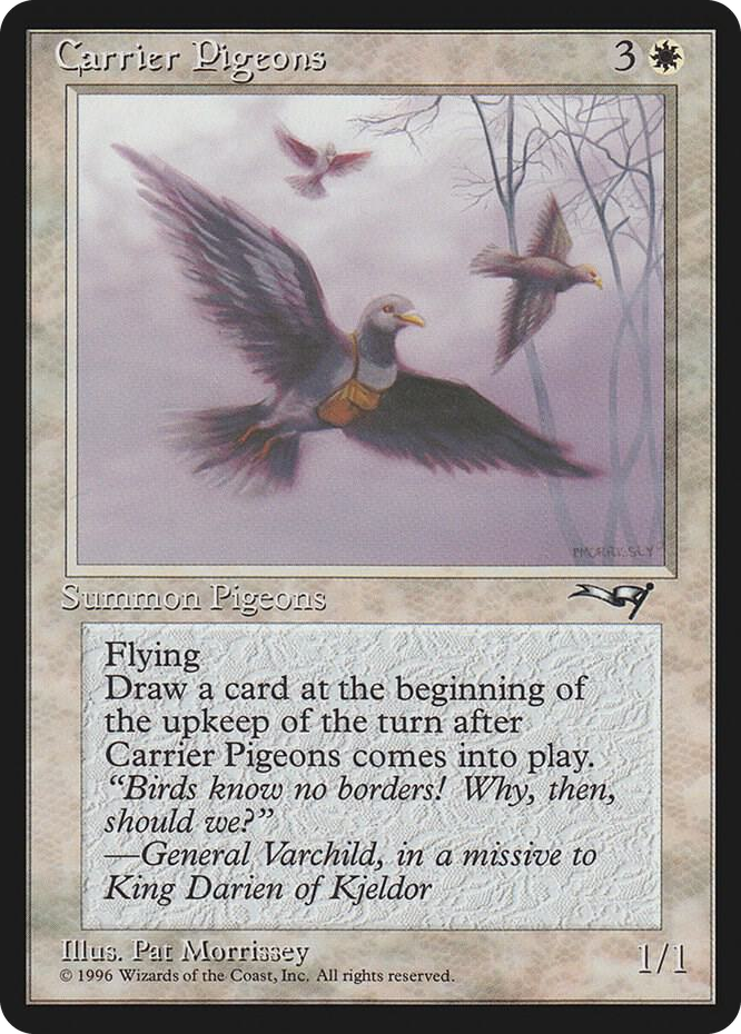0126 Carrier Pigeons C Alliances
