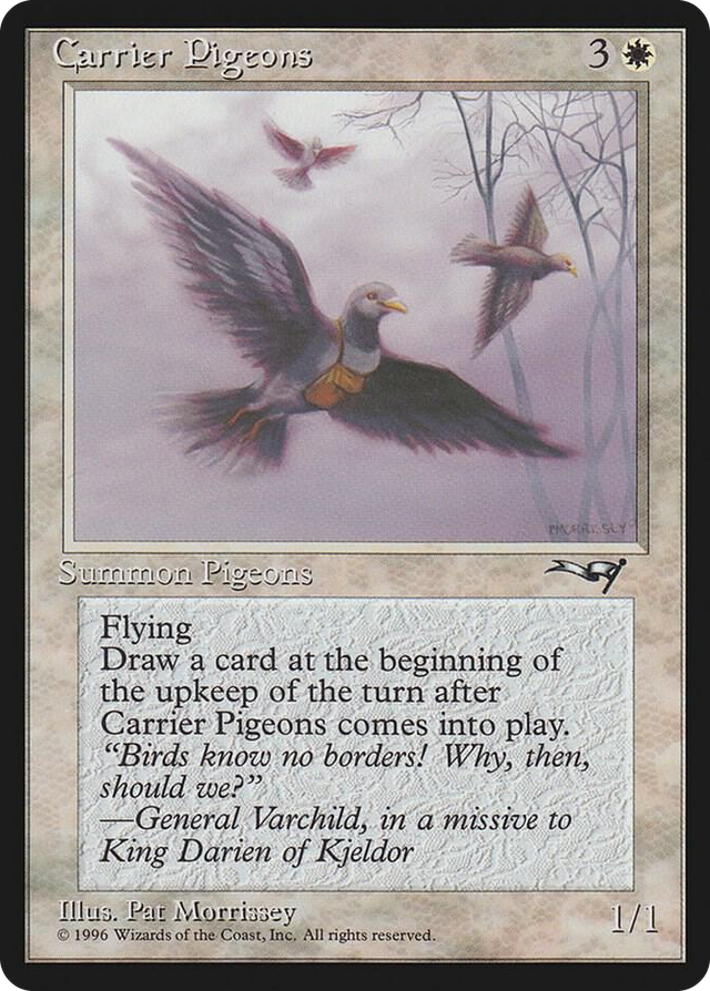 0126 Carrier Pigeons C Alliances