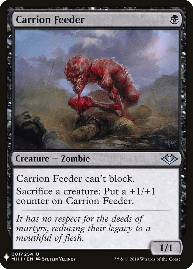 0081 Carrion Feeder U The List Reprints