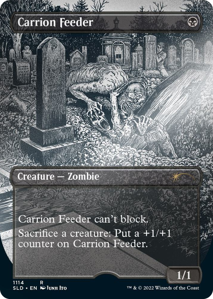 1114 Carrion Feeder (Borderless) (Foil Etched) R Secret Lair Drop Series