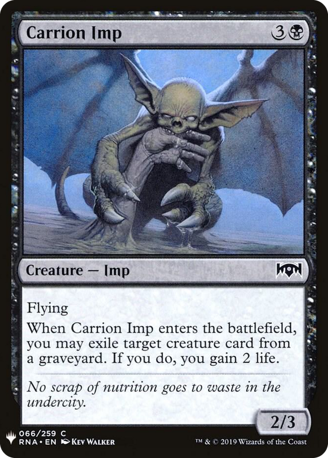 0066 Carrion Imp C The List Reprints
