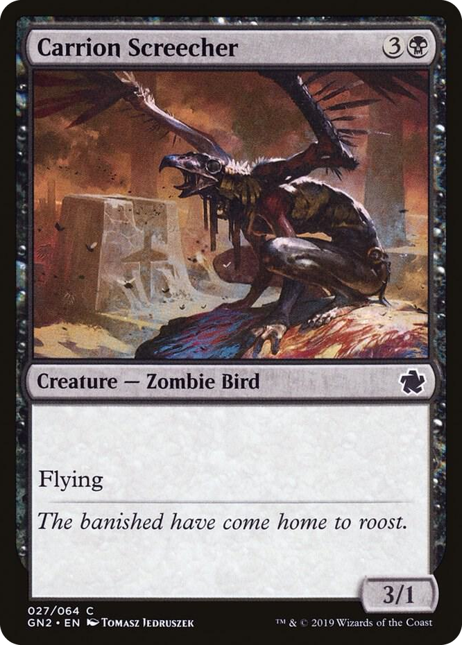 0027 Carrion Screecher C Magic Game Night 2019
