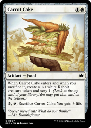 0007 Carrot Cake C Bloomburrow